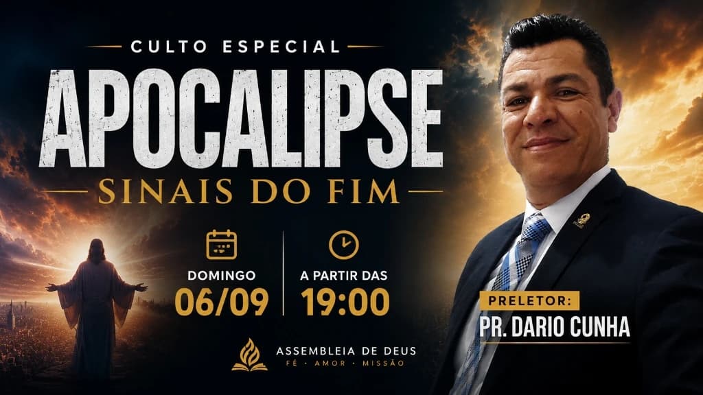 Culto Especial - Apocalipse: Sinais do Fim - Pr. Dario Cunha